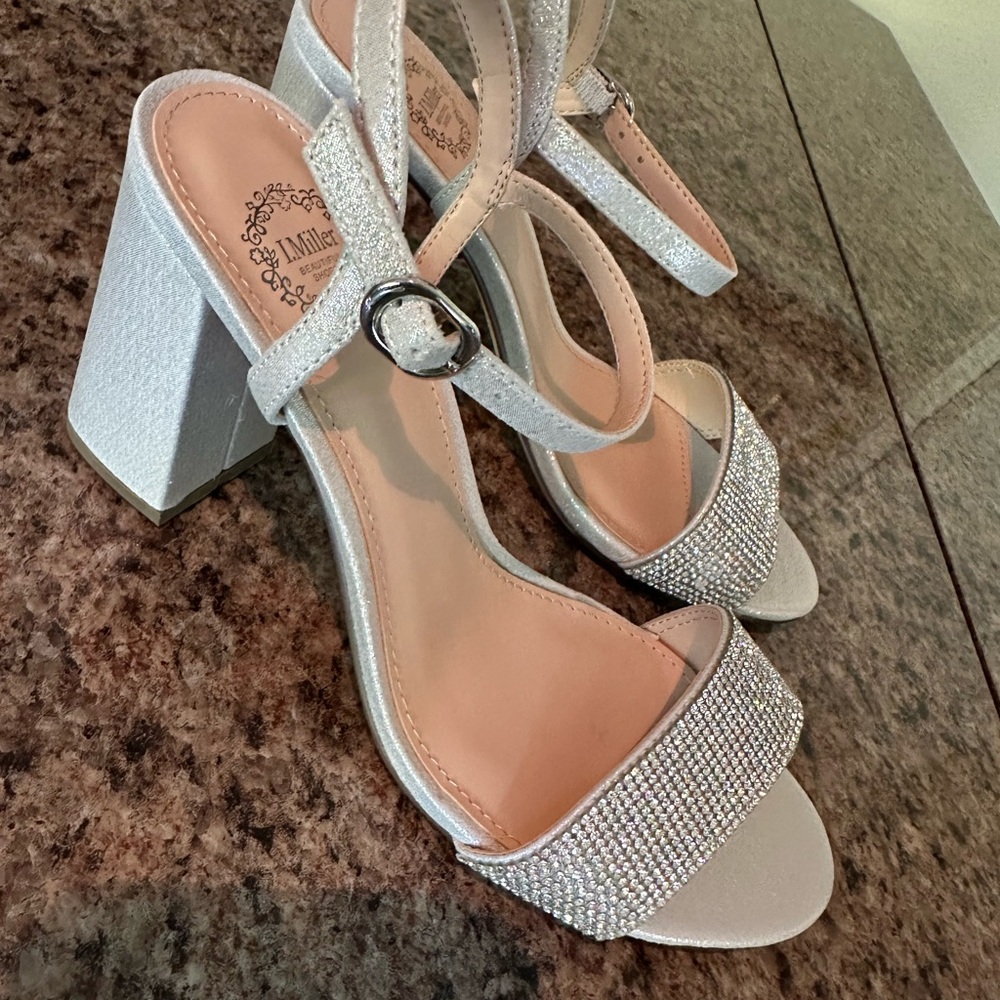 Limelight Silver Sparkly Heels